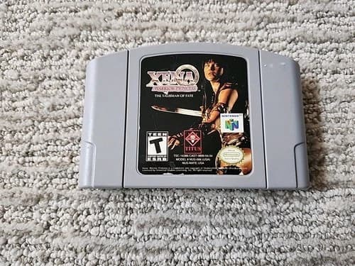 Xena: Warrior Princess -- The Talisman of Fate (Nintendo 64, 1999) N64 Authentic