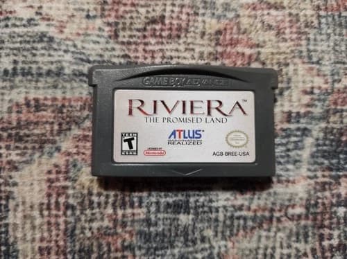 Riviera The Promised Land Nintendo Game Boy Advance GBA 2005 Excellent Condition