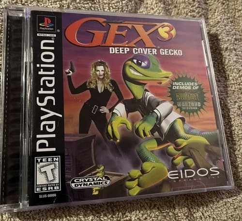 Gex 3 Deep Cover Gecko (PlayStation 1 PS1) Complete W Reg - Tested - Authentic