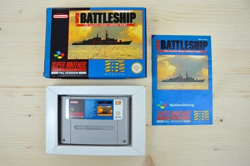 SNES - Super Battleship - (CIB, with manual)