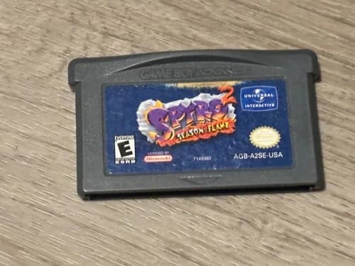 Spyro 2 Season of Flame Nintendo Game Boy Advance GBA Authentic