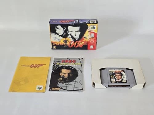 GoldenEye 007 (Nintendo 64 N64, 1997) COMPLETE CIB Authentic