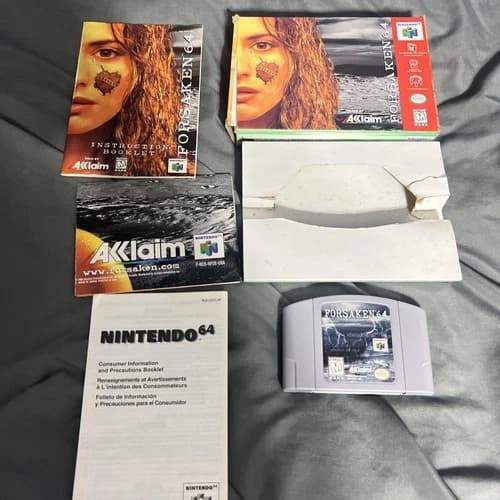 Forsaken 64 Nintendo 64 N64 CIB Complete W/ Manual Authentic Acclaim