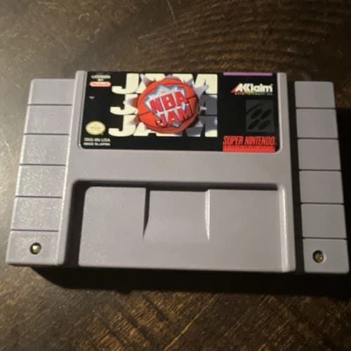 NBA Jam Super Nintendo SNES Acclaim Sports Basketball NTSC