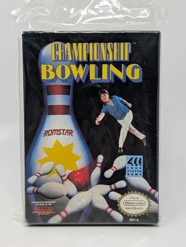 Championship Bowling (Nintendo Entertainment System, 1989) NES - CIB Complete