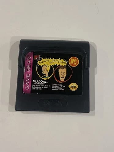 MTV's Beavis and Butt-Head (Sega Game Gear, 1994) Cartridge TESTED!