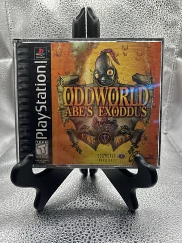 Oddworld Abe’s Exoddus PlayStation Game - CIB - BlackLabel - W/Reg Card - Tested