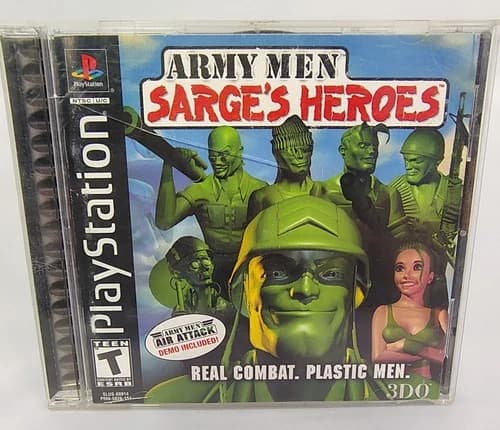 Army Men: Sarge's Heroes (Sony PlayStation 1, 2000)3DO Black Label Clean/Working