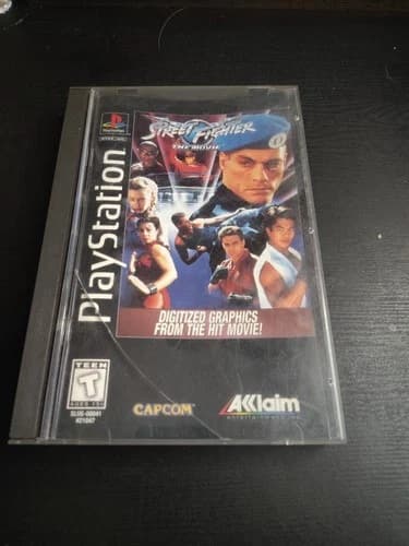Street Fighter The Movie (Sony PlayStation 1 PS1, 1995) TESTED WORKS - REG CARD