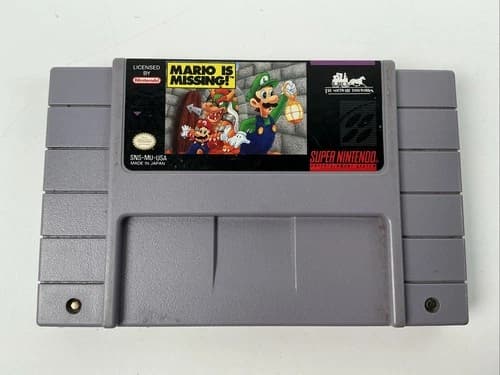 Mario Is Missing! (Super Nintendo SNES, 1993)