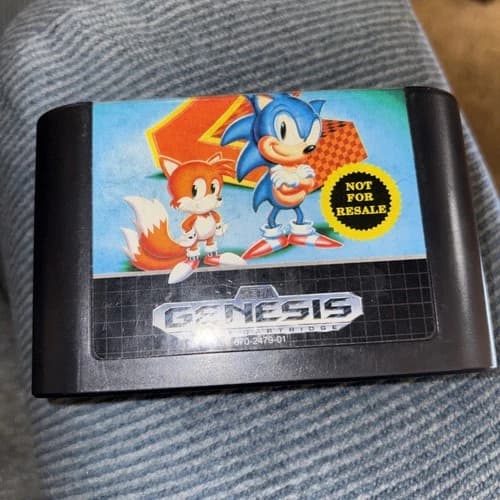 Sega Sonic the Hedgehog 2 Sega Genesis Cartridge-not tested