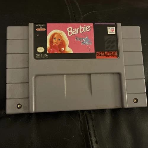 Barbie Super Model Cartridge SNES