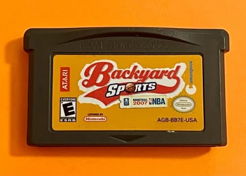Backyard Sports: Basketball 2007 Nintendo Game Boy Advance Cartridge Only Tested