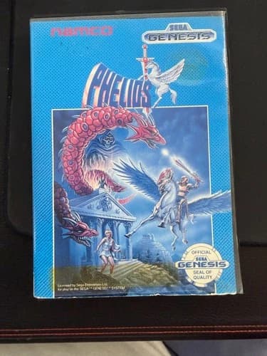 SEGA GENESIS CIB - PHELIOS - NAMCO COMPLETE IN BOX RARE Tested