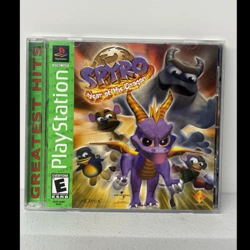 Spyro Year of the Dragon (Sony PlayStation 1 PS1, 2000) Complete CIB