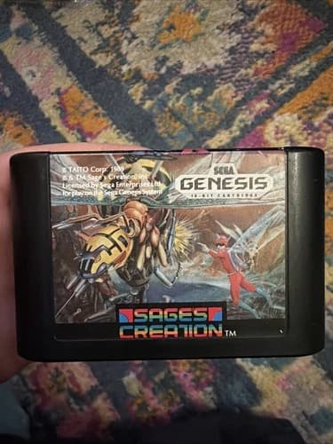 Insector x Sega Genesis 1990 Authentic Cartridge Tested