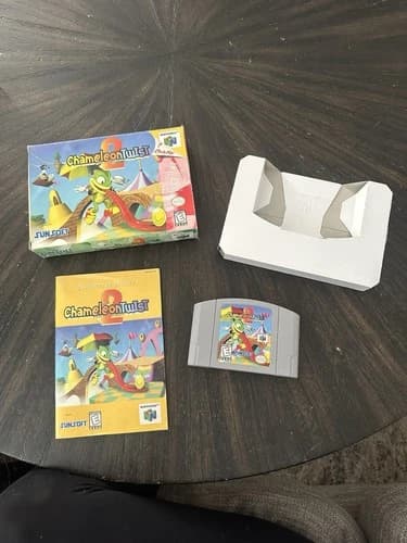 Nintendo 64 N64 Game Chameleon Twist CIB Complete In Box