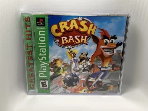 Crash Bash • PS1 (Sony PlayStation 1) Complete CIB Greatest Hits Tested