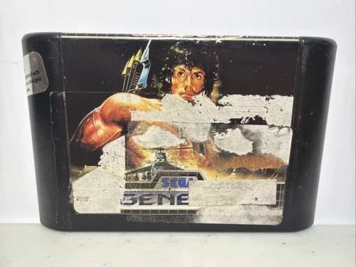 Rambo III (Sega Genesis, 1989) Cartridge Only, Tested And Working Authentic
