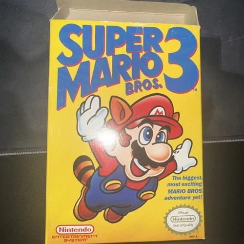 SUPER MARIO BROS. 3 - NINTENDO NES with Manual in Org box complete