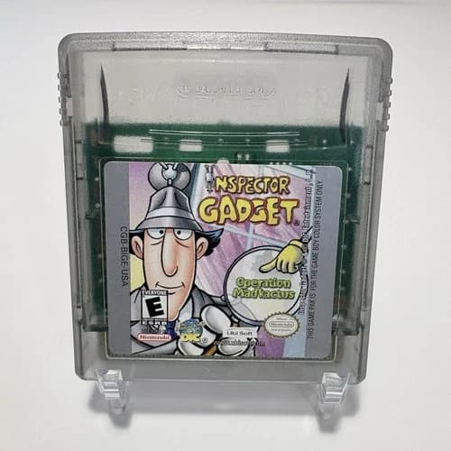 Inspector Gadget Operation Madkactus Nintendo Gameboy Color Tested Authentic