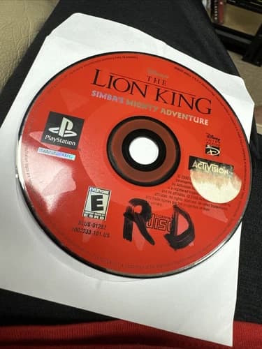The Lion King: Simba's Mighty Adventure (Sony PlayStation 1) Tested Disc Only