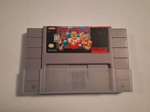 Super Punch Out SNES Super Nintendo Cleaned and Tested
