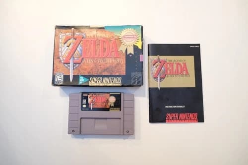 The Legend of Zelda: A Link to the Past (Nintendo SNES, 1992) CIB Complete CLEAN