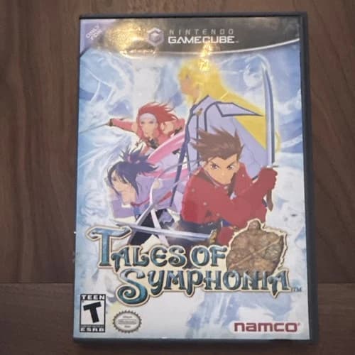 Tales of Symphonia (GameCube, 2004) Black Label, complete with OG case, manual