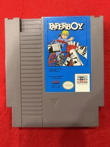 Paperboy Nintendo NES 1988 Cartridge Tested Working