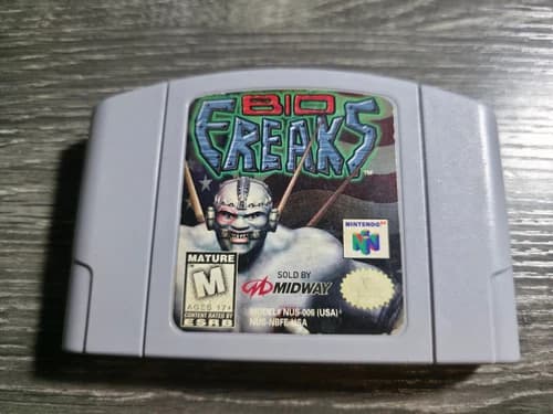 Bio F.R.E.A.K.S. Freaks (Nintendo 64, 1998) N64 Cart Only Authentic TESTED