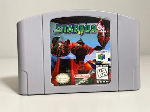 Starfox 64 N64 Nintendo 64 Authentic Cartridge Excellent Clean Tested