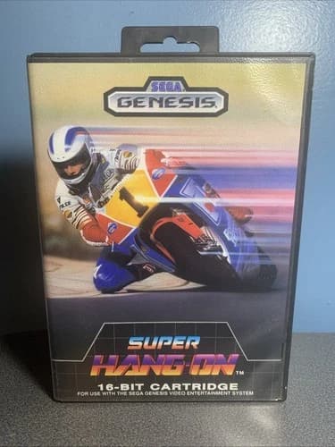Super Hang-On (Sega Genesis 1989) Excellent - Complete CIB - Racing Action Retro