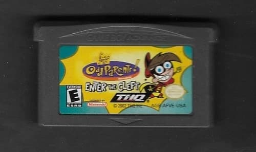 Gameboy Advance GBA Fairly Odd Parents Enter the Cleft (Tested) Cartridge Only