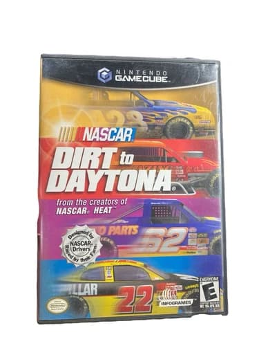 NASCAR: Dirt to Daytona (Nintendo GameCube, 2002) Complete CIB