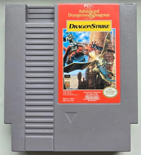 Advanced Dungeons & Dragons: Dragon Strike - Nintendo Entertainment System NES