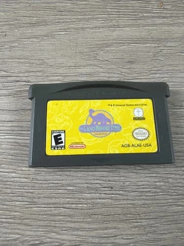 Nintendo Game Boy Advance The Land Before Time Tested & Working 2002