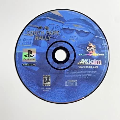 South Park Rally PS1 PlayStation 1 1999 Disc Only - Tested & Working