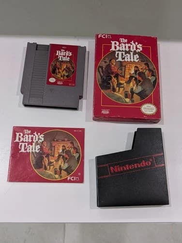 NES The Bard's Tale With Box And Manual