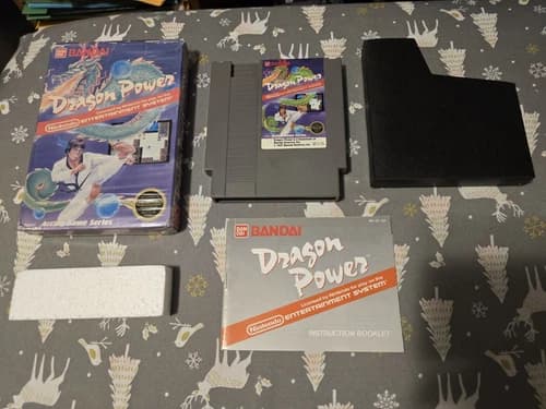 Dragon Power (Nintendo Entertainment System NES) Complete CIB! EXCELLENT!