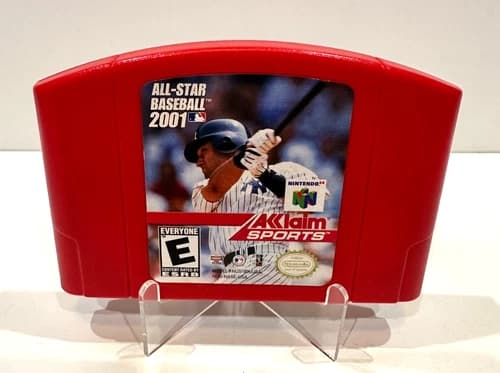 All-Star Baseball 2001 (Nintendo 64, 2000) N64 Fully TESTED & Working Authentic