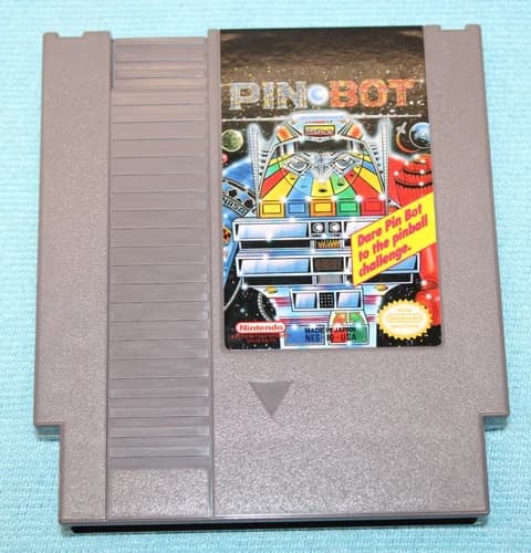 Pinbot - Nintendo NES Video Game - Tested & Working Authentic