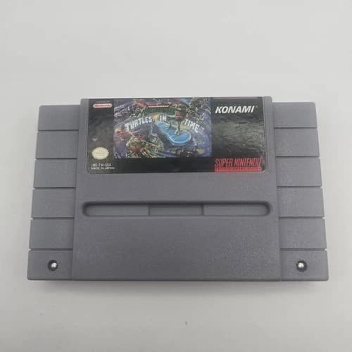 Teenage Mutant Ninja Turtles IV: Turtles In Time SNES Super Nintendo Tested