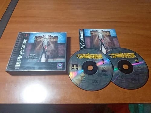 CIB Chronicles of the Sword (Sony PlayStation 1 PS1, 1996) Complete *TESTED*