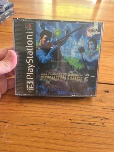 Syphon Filter 2 (Sony PlayStation 1 PS1, 2000) Black Label Complete Tested