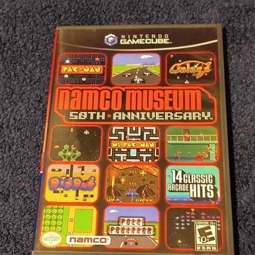 Namco Museum 50th Anniversary (Nintendo GameCube, Complete with Manual, Arcade)