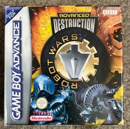 Robot Wars Advanced Destruction GBA Complete w/ Manual Game Boy Advance - Tested