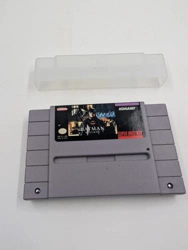 Super Nintendo SNES Batman Returns Game 1993 Konami Authentic Tested