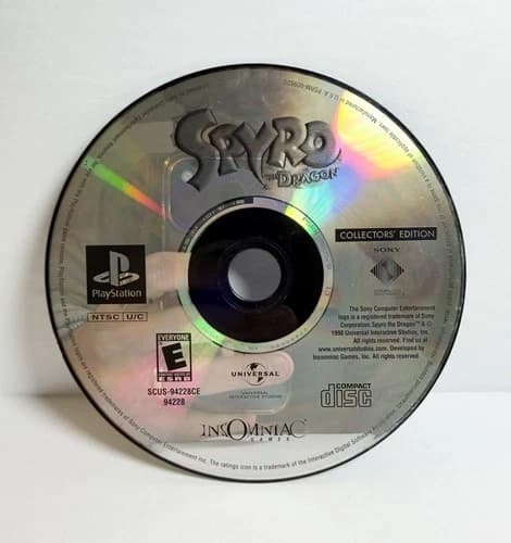 Spyro the Dragon Collectors’ Edition (PlayStation 1, PS1) - Disc Only - Tested