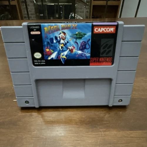 Capcom Mega Man X for Nintendo SNES Cartridge NTSC-U/C (US/Canada) Authentic